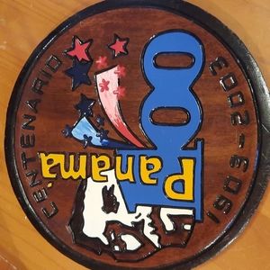 Unique Panama Century celebration art piece